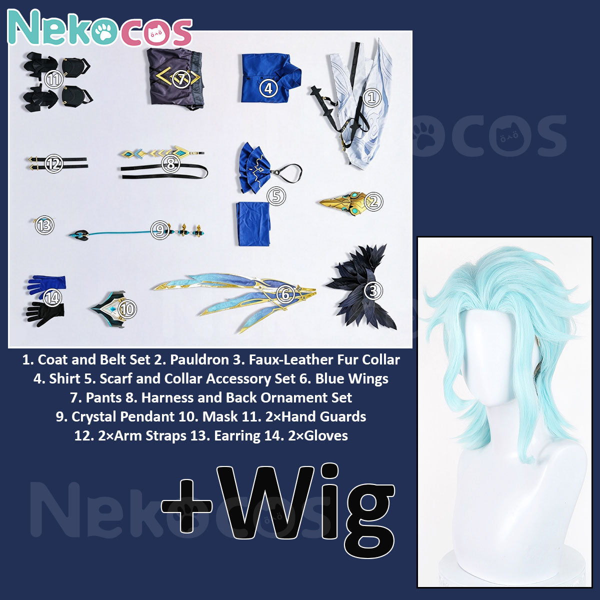 Genshin Impact Il Dottore Cosplay Costume - Premium EditionCostume,Game,Genshin Impact