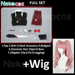 Junko Enoshima Cosplay Costume - Available NowCostume,Danganronpa,Game