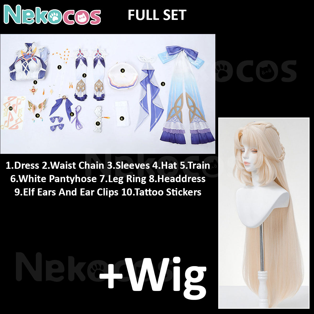 Genshin Impact Nicole Reeyn Cosplay Costume - Premium EditionCostume,Game,Genshin Impact