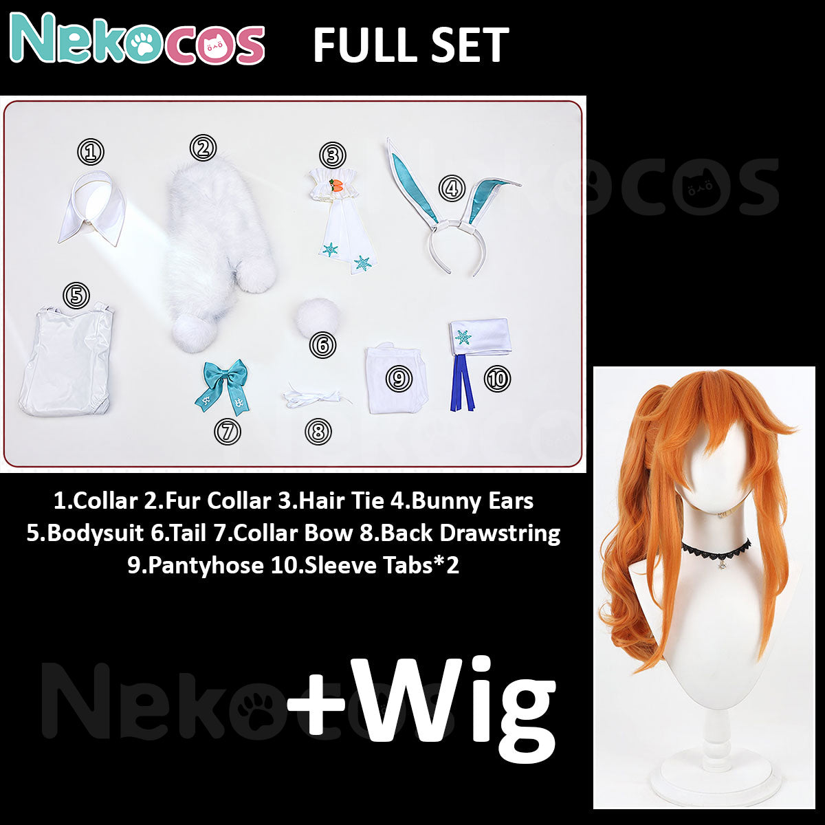 Stranger Bunny Zenith Cosplay Costume - Custom Tailored MagicBrown Dust 2,Costume,Game