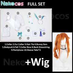 Stranger Bunny Zenith Cosplay Costume - Custom Tailored MagicBrown Dust 2,Costume,Game