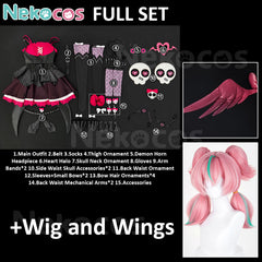Zenless Zone Zero Aria Dissonance Cosplay Costume - In StockCostume,Game,Zenless Zone Zero