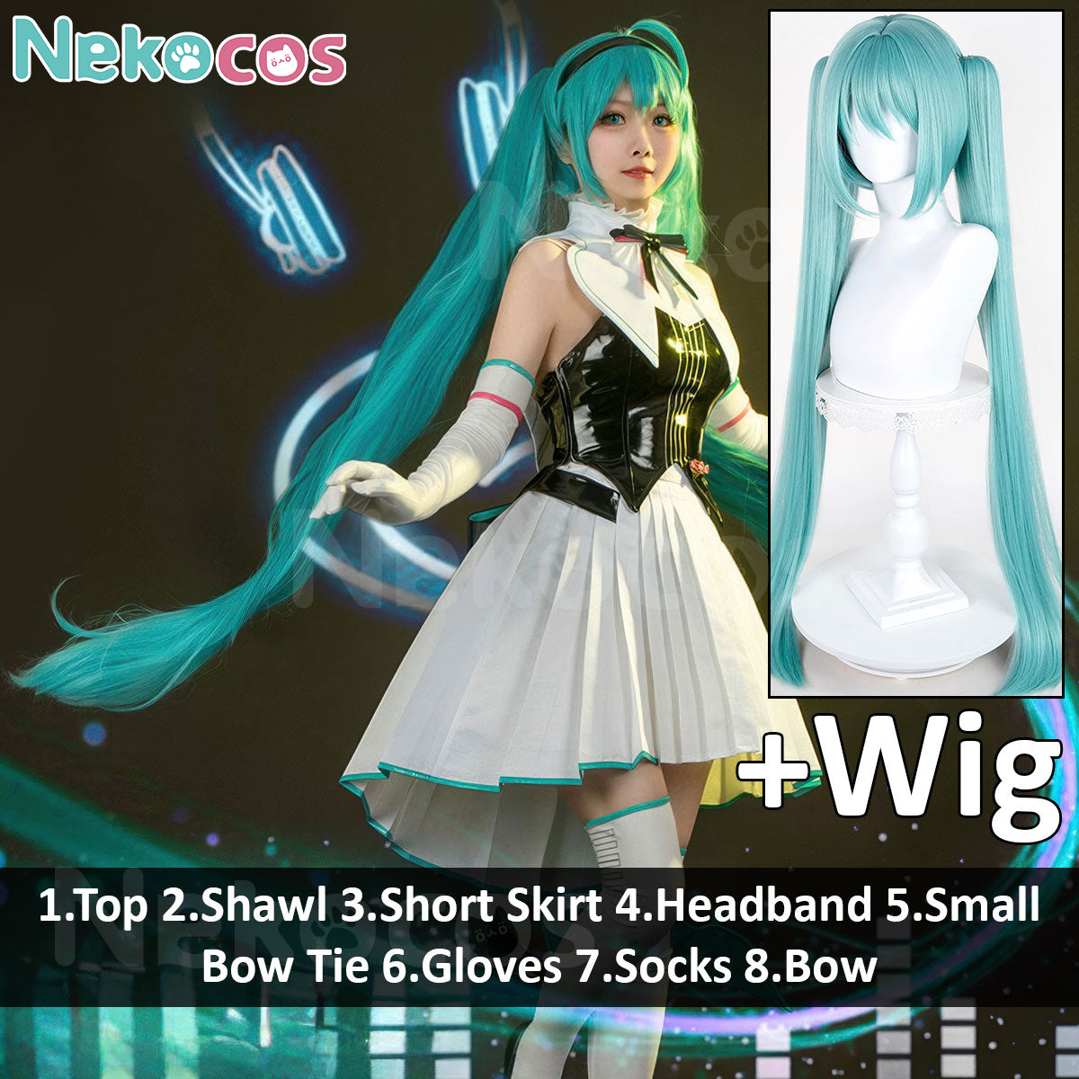 Vocaloid Miku Cosplay Costume - Custom Tailored EleganceCostume,Hatsune Miku