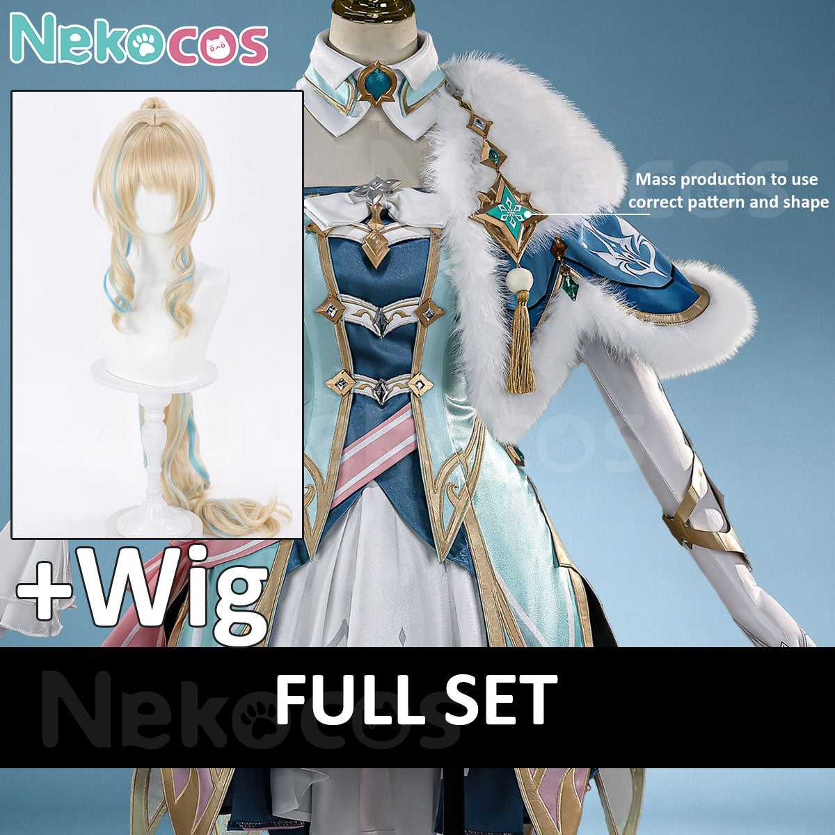 【Nekocos】Game Genshin Impact Cosplay Vesna Cosplay Costume Premium Edition