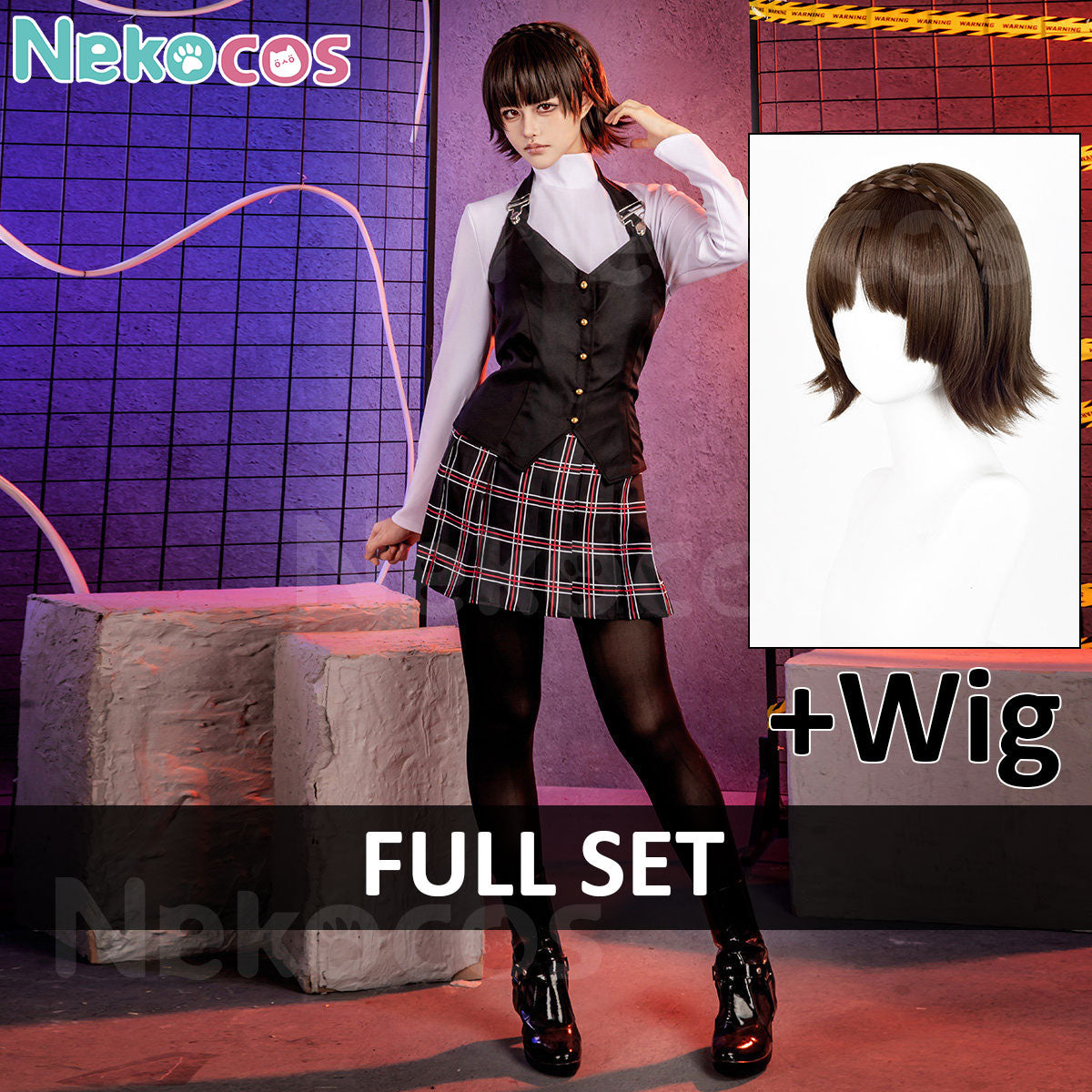 Makoto Niijima Cosplay Costume - Premium Custom EditionCostume,Game,Persona