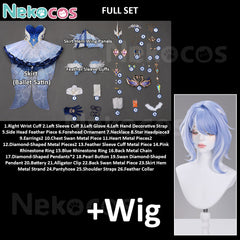 Genshin Impact Odette Cosplay Costume | Premium Custom-TailoredCostume,Game,Genshin Impact