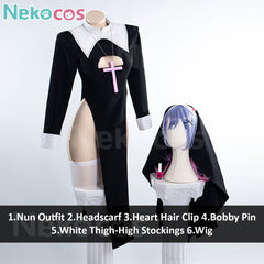 Miku Rabbit Hole Nun Cosplay Costume | Ready to ShipCostume,Hatsune Miku