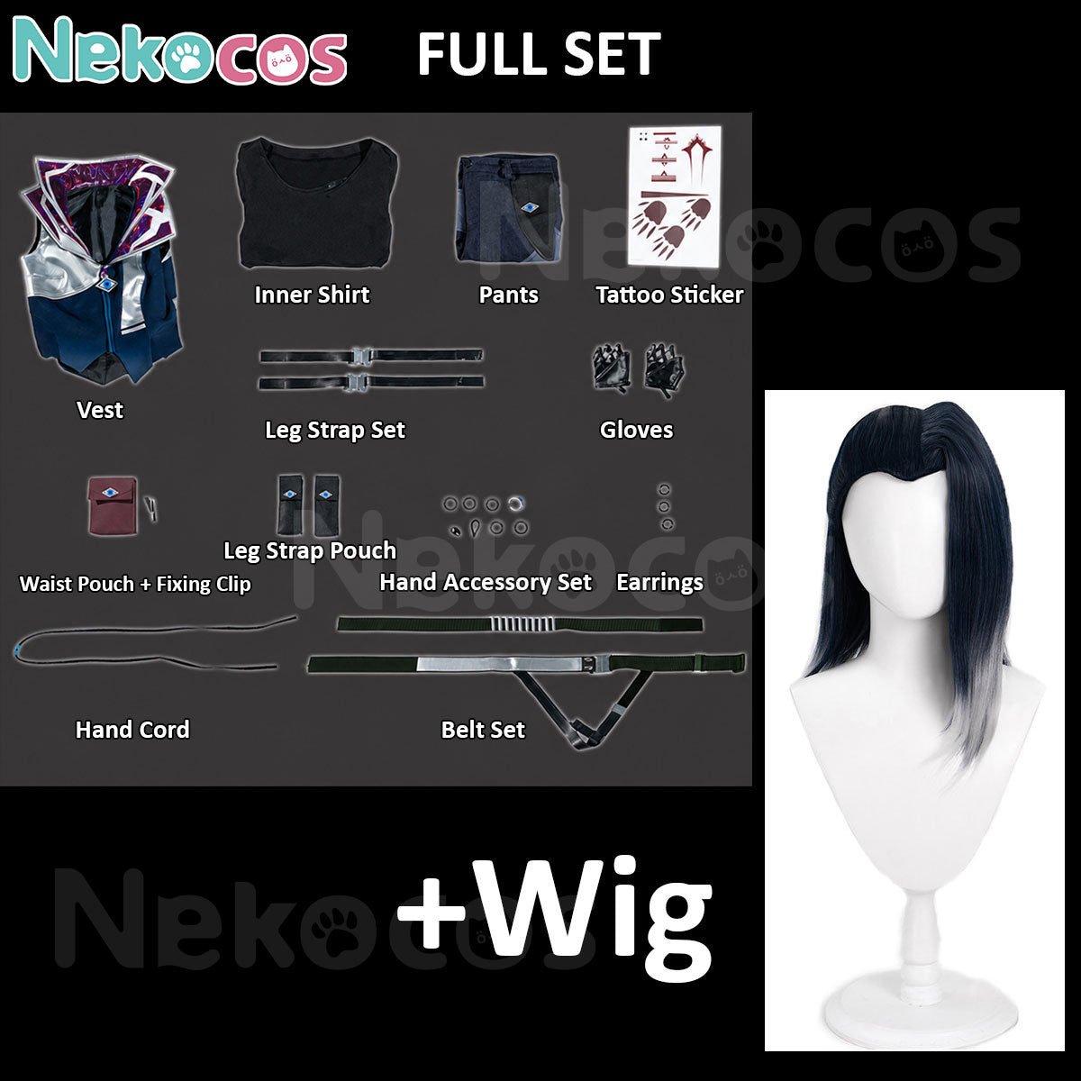 Custom-Tailored Cosplay Costume - Nekocos Game StyleCostume,Game,Valorant