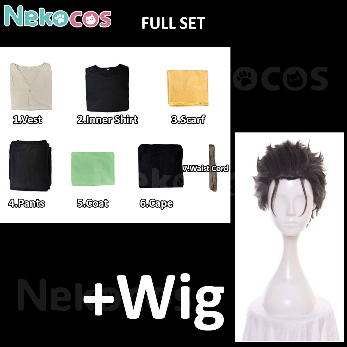 Subaru Natsuki Cosplay Costume