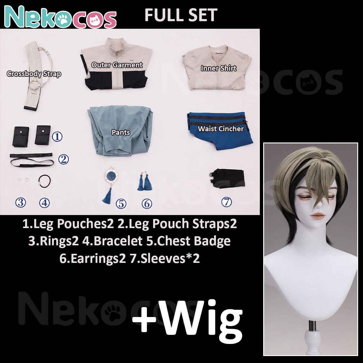 Zanka Nijiku Cosplay Costume - Premium Custom EditionAnime,Costume,Gachiakuta