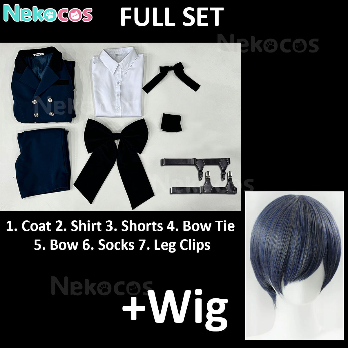Ciel Phantomhive Funeral Cosplay Costume - Shop Now at NekocosAnime,Black Butler,Costume