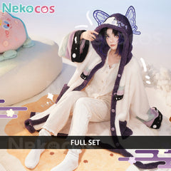 Anime Cosplay Plush Pajamas - Mitsuri, Kochou & YuichiroAnime,Costume,Demon Slayer
