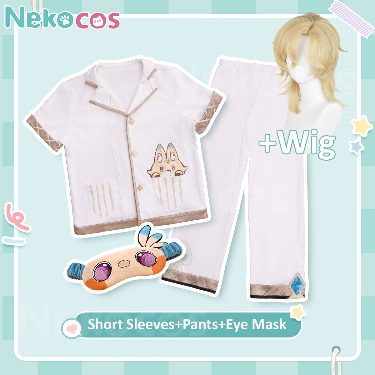 Honkai Star Rail Aventurine Cosplay Pajamas - In StockCostume,Game,Honkai: Star Rail