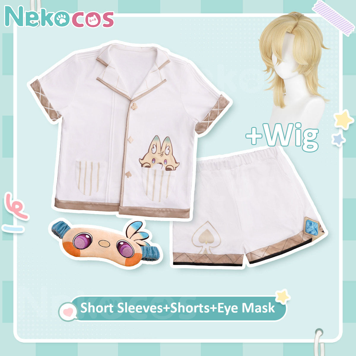 Honkai Star Rail Aventurine Cosplay Pajamas - In StockCostume,Game,Honkai: Star Rail