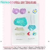 【Nekocos】Mermaid Cosplay Swimsuit Summer Beach Anime Game Hot Spring Bikini | Custom-Tailor