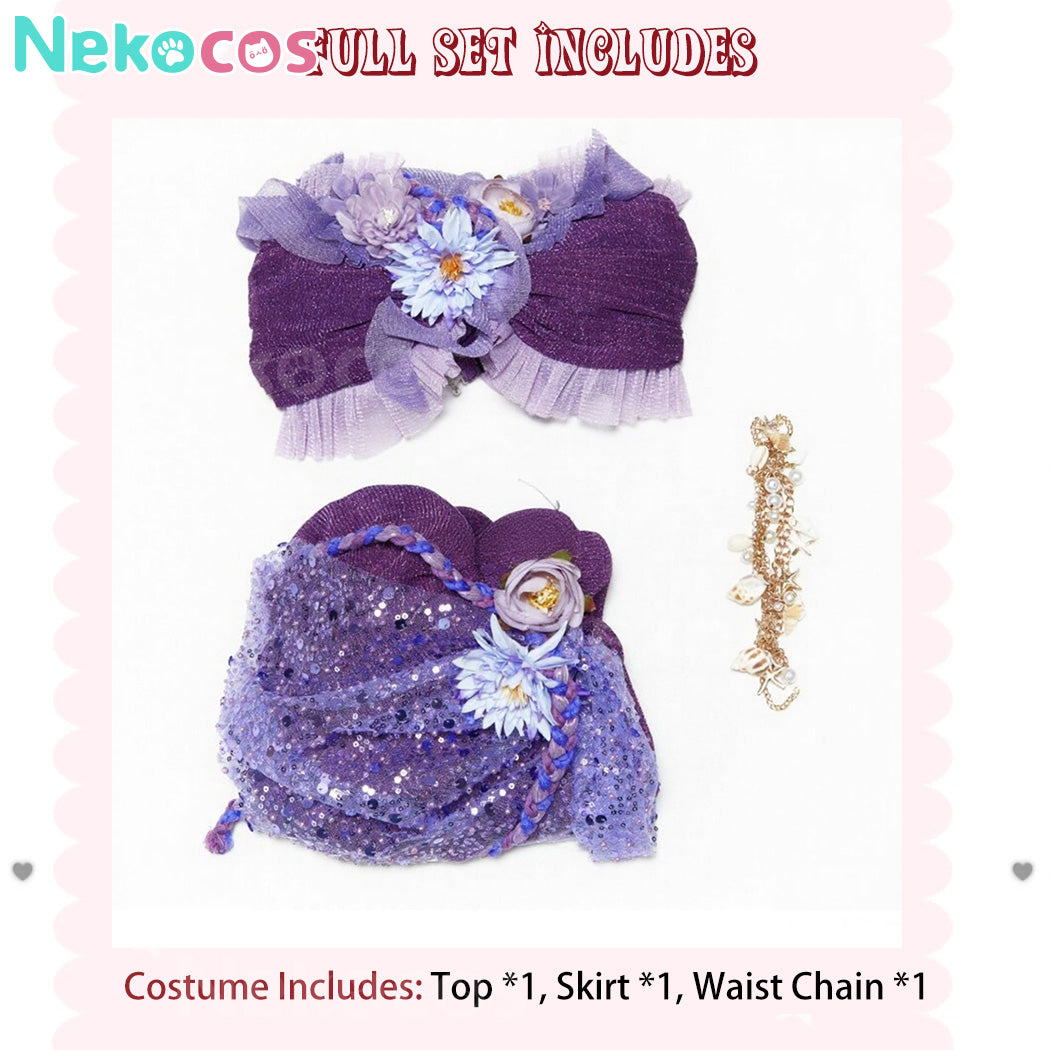 【Nekocos】Purple Aesthetic Exotic Bikini Set Cosplay Hot Spring Swimsuit | Custom-Tailor
