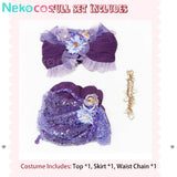 【Nekocos】Purple Aesthetic Exotic Bikini Set Cosplay Hot Spring Swimsuit | Custom-Tailor