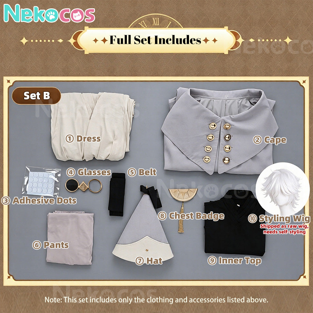 Custom-Tailored Qifrey Cosplay Costume - Nekocos Premium EditionAnime,Costume,Witch Hat Atelier