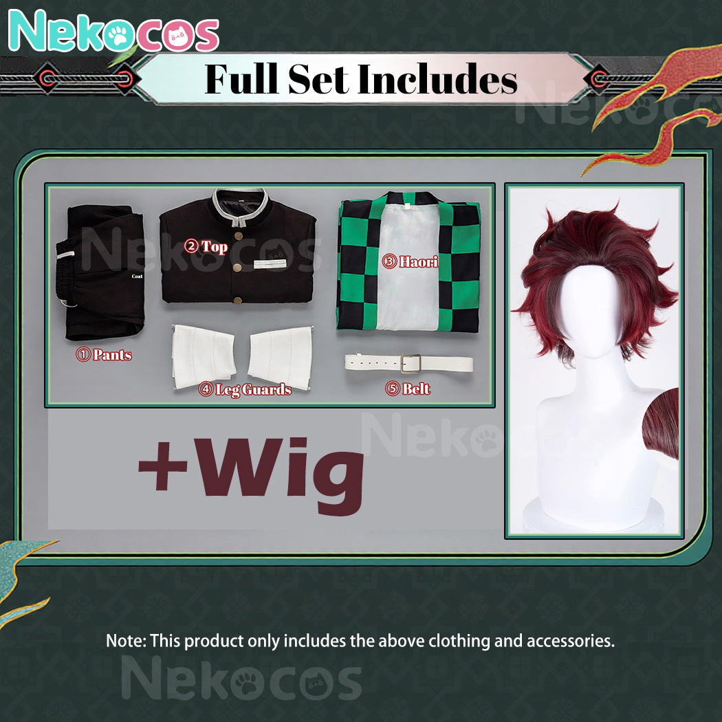 【Nekocos】Anime Cosplay Kamado Tanji Cosplay Costume | In Stock