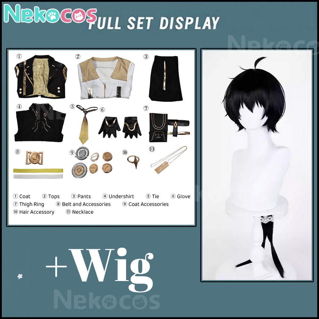 【Nekocos】Game Wuthering Waves Cosplay Male Rover New School Uniform Cosplay Costume | Custom-Tailor