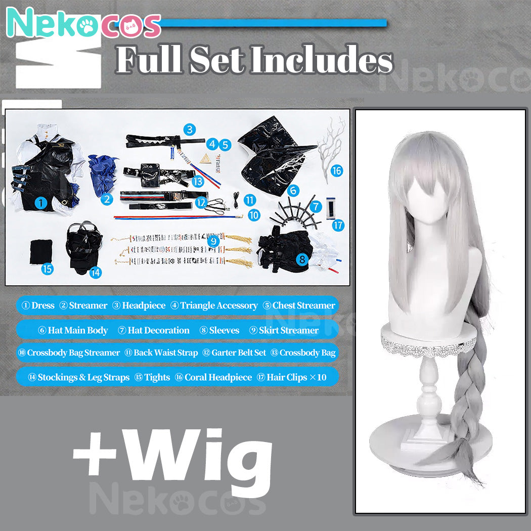 【Nekocos】Game Arknights Cosplay Specter the Unchained Cosplay Costume Premium Edition | Custom-Tailor