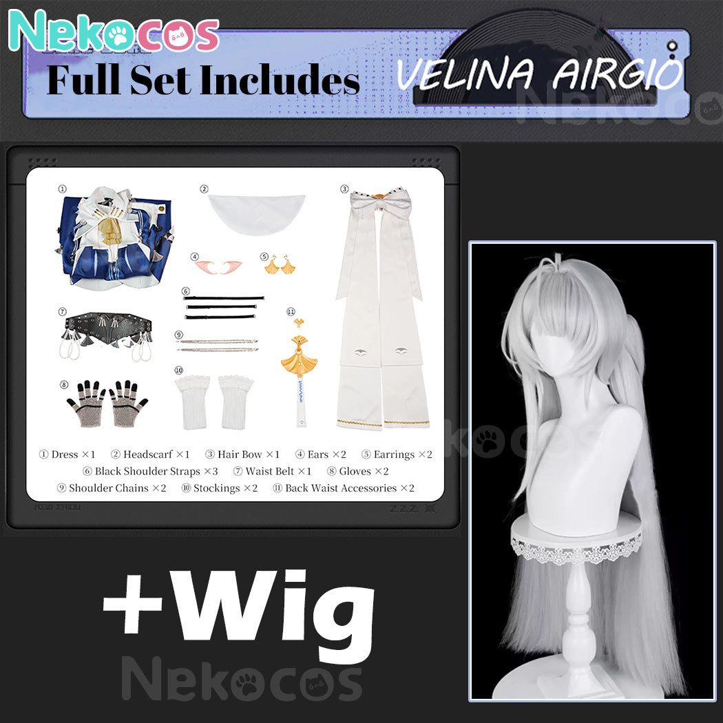 【Nekocos】Game Zenless Zone Zero Cosplay Velina Airgi Cosplay Costume Premium Edition | Custom-Tailor