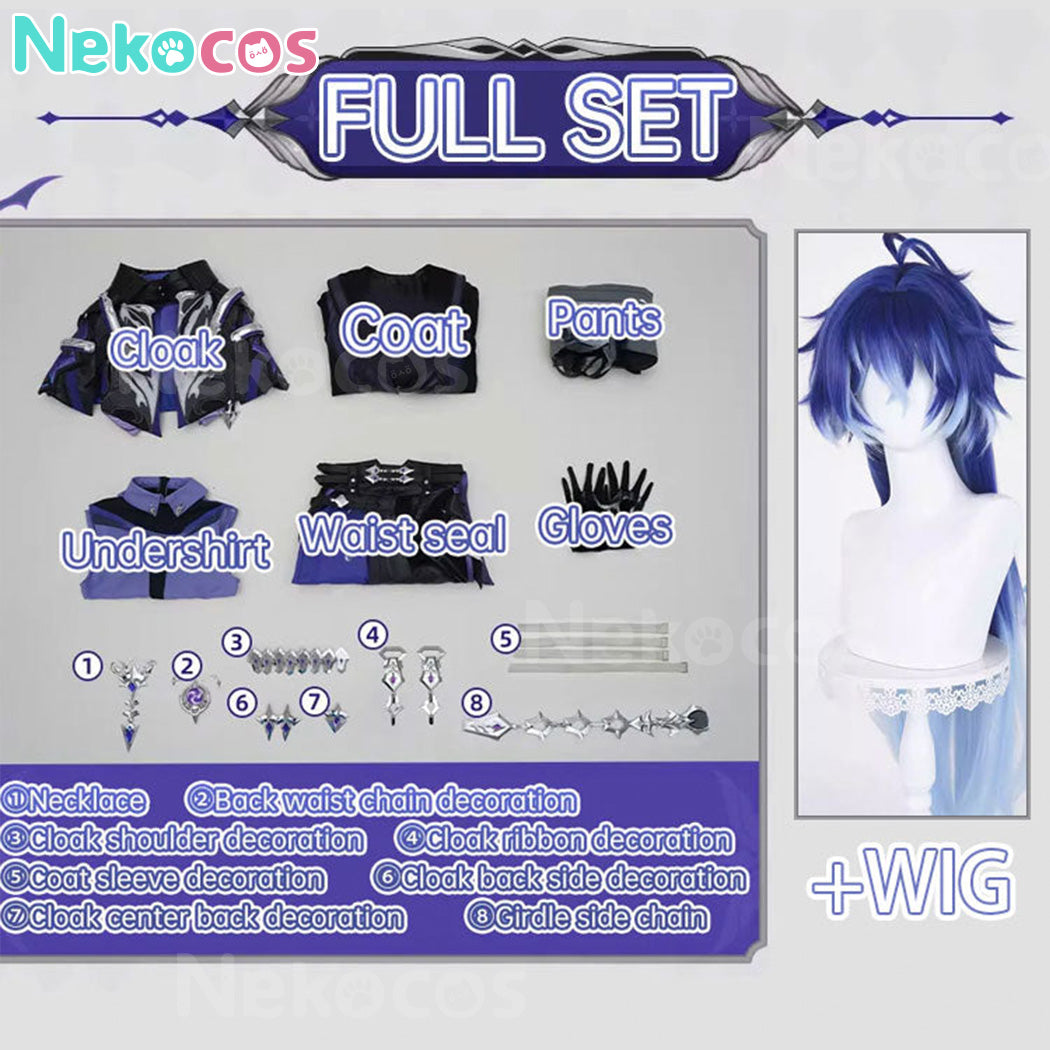 【Nekocos】Game Genshin Impact Cosplay Kyryll Chudomirovich Flins Cosplay Costume Premium Edition | Custom-Tailor