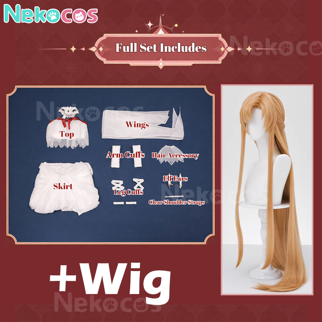 【Nekocos】Anime Cosplay Titania Asuna Captive Asuna Cosplay Costume Premium Edition | In Stock